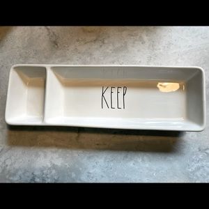 Rae Dunn “KEEP” Desk Tray